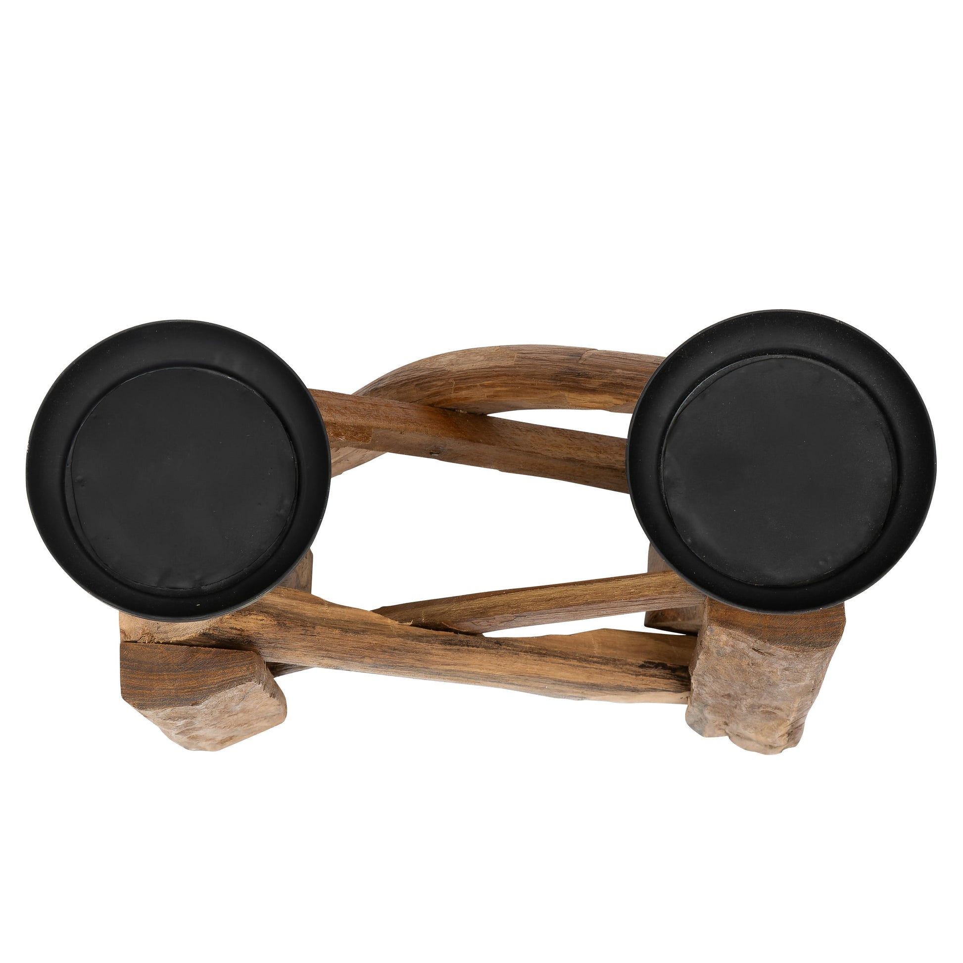 Dekoratif 2 Li Mumluk Teak