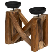 Dekoratif 2 Li Mumluk Teak