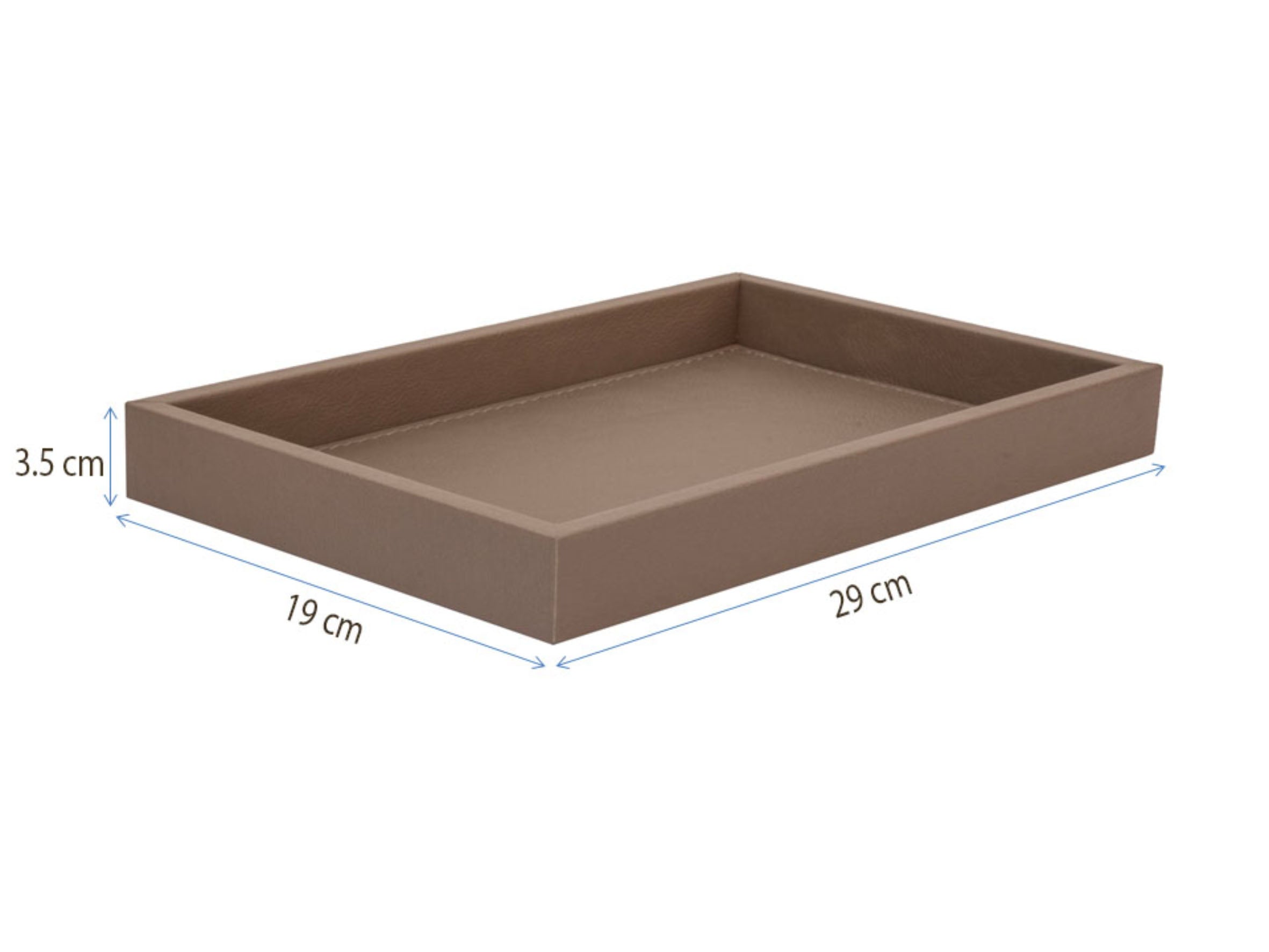 Dekoratif Camel Renk Suni Deri Tepsi 3 Boy Seçeneği-Tepsi-Moena Studio-Büyük Boy-NowShopFun