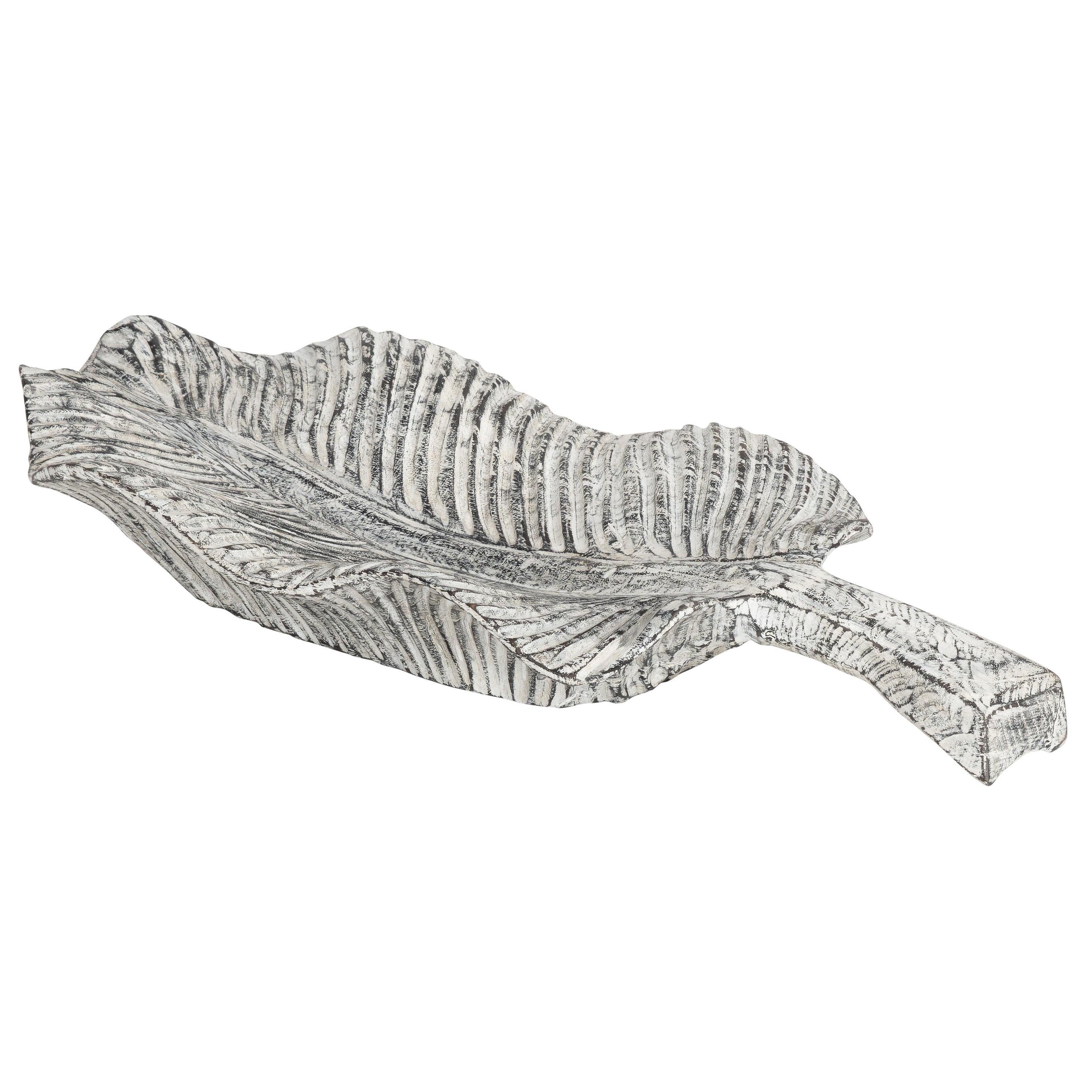 Dekoratif Gondol Leaf Teak Siyah Ağırtılmış-Artika Design-NowShopFun