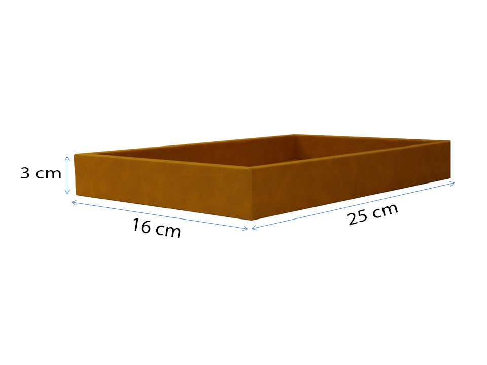 Dekoratif Hardal Suni Deri Tepsi 3 Boy Seçeneği-Tepsi-Moena Studio-Büyük Boy-NowShopFun
