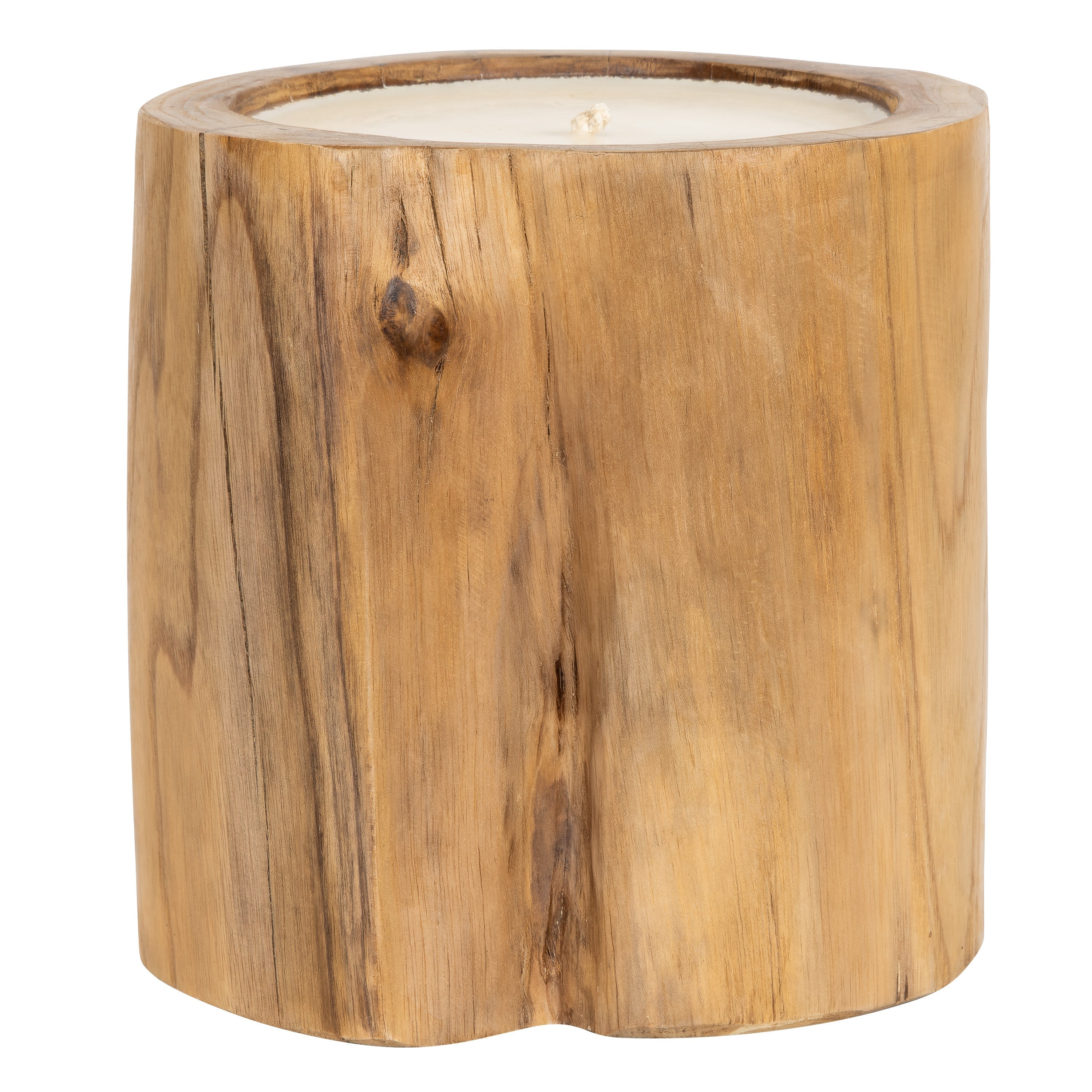 Dekoratif Mum Teak Silindir