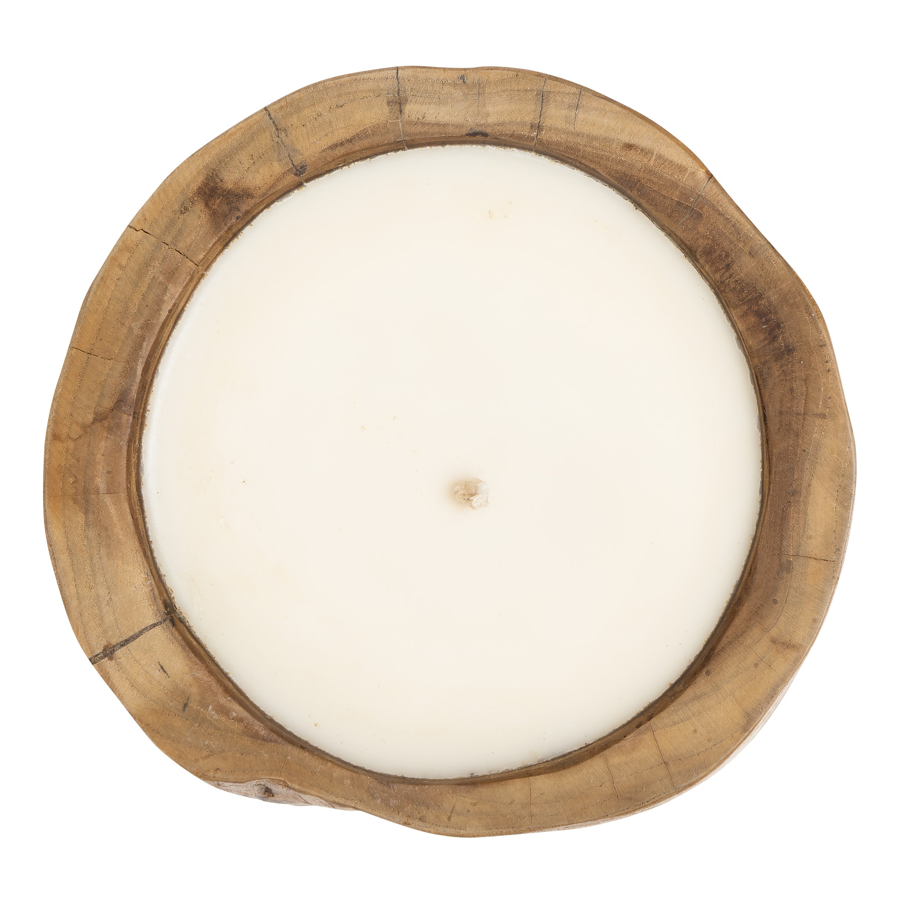 Dekoratif Mum Teak Silindir