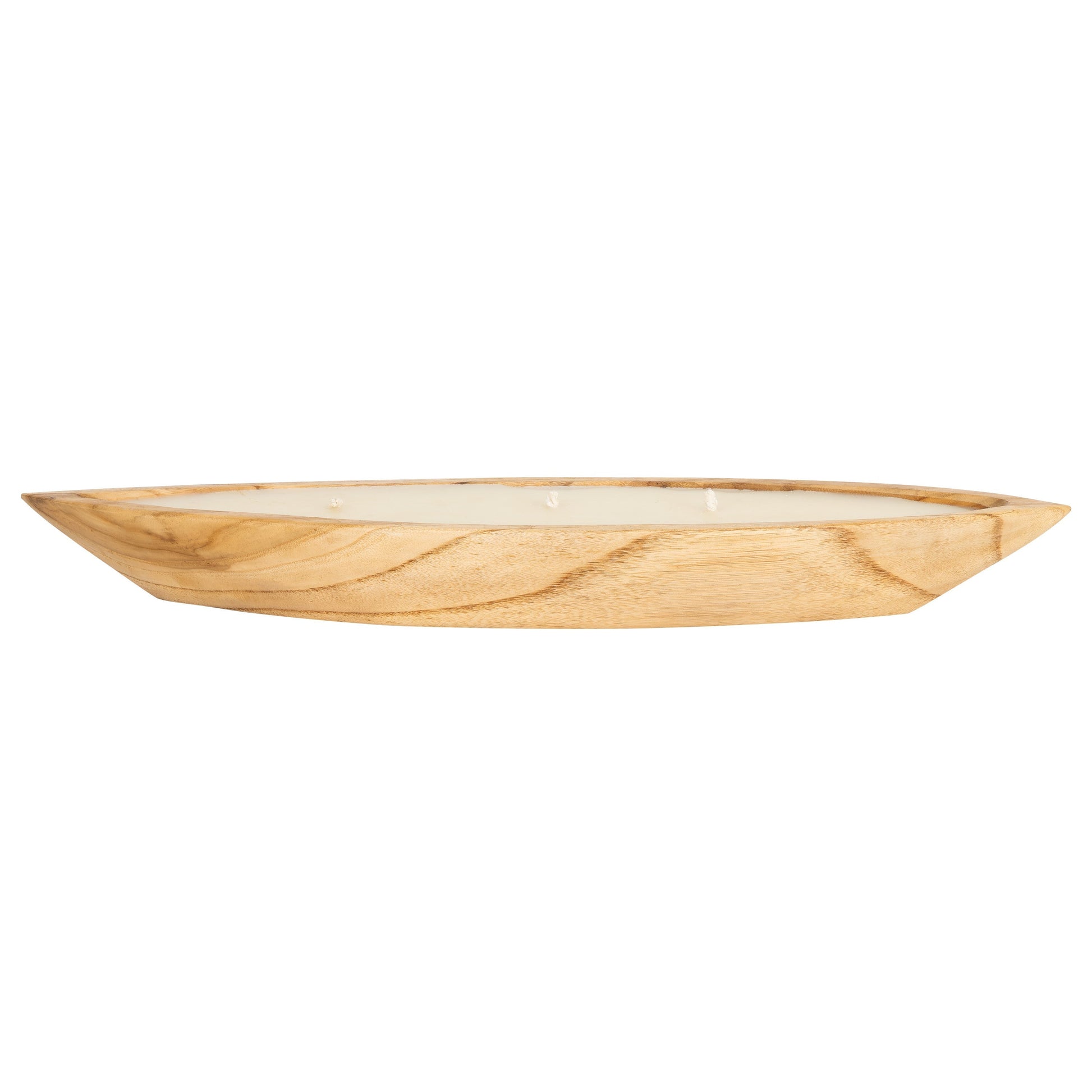 Dekoratif Mum Teak Tekne Formu M