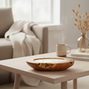 Dekoratif Mum Teak Yuvarlak Form-Mum-Artika Design-NowShopFun