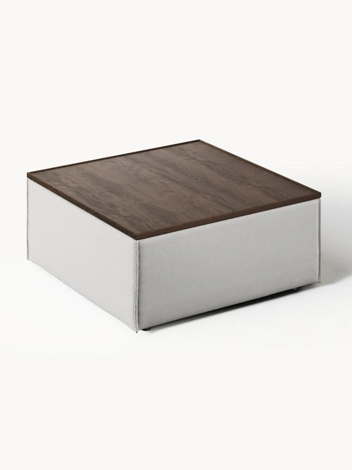 Dekoratif Saklama Alanlı Orta Sehpa - InNature Home - Gri, Koyu Meşe-Kanepe Koleksiyonları > Soft Koleksiyon,Oturma Odası > Sehpa,Oturma Odası > Puf ve Dinlenmeler,INNATURE Özel Koleksiyon,Çok Satanlar-INNATURE-NowShopFun