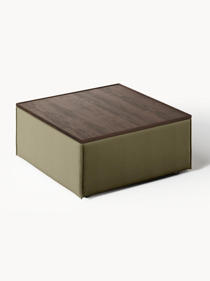 Dekoratif Saklama Alanlı Orta Sehpa - InNature Home - Yeşil, Koyu Meşe-Kanepe Koleksiyonları > Soft Koleksiyon,Oturma Odası > Sehpa,Oturma Odası > Puf ve Dinlenmeler,INNATURE Özel Koleksiyon,Çok Satanlar-INNATURE-NowShopFun