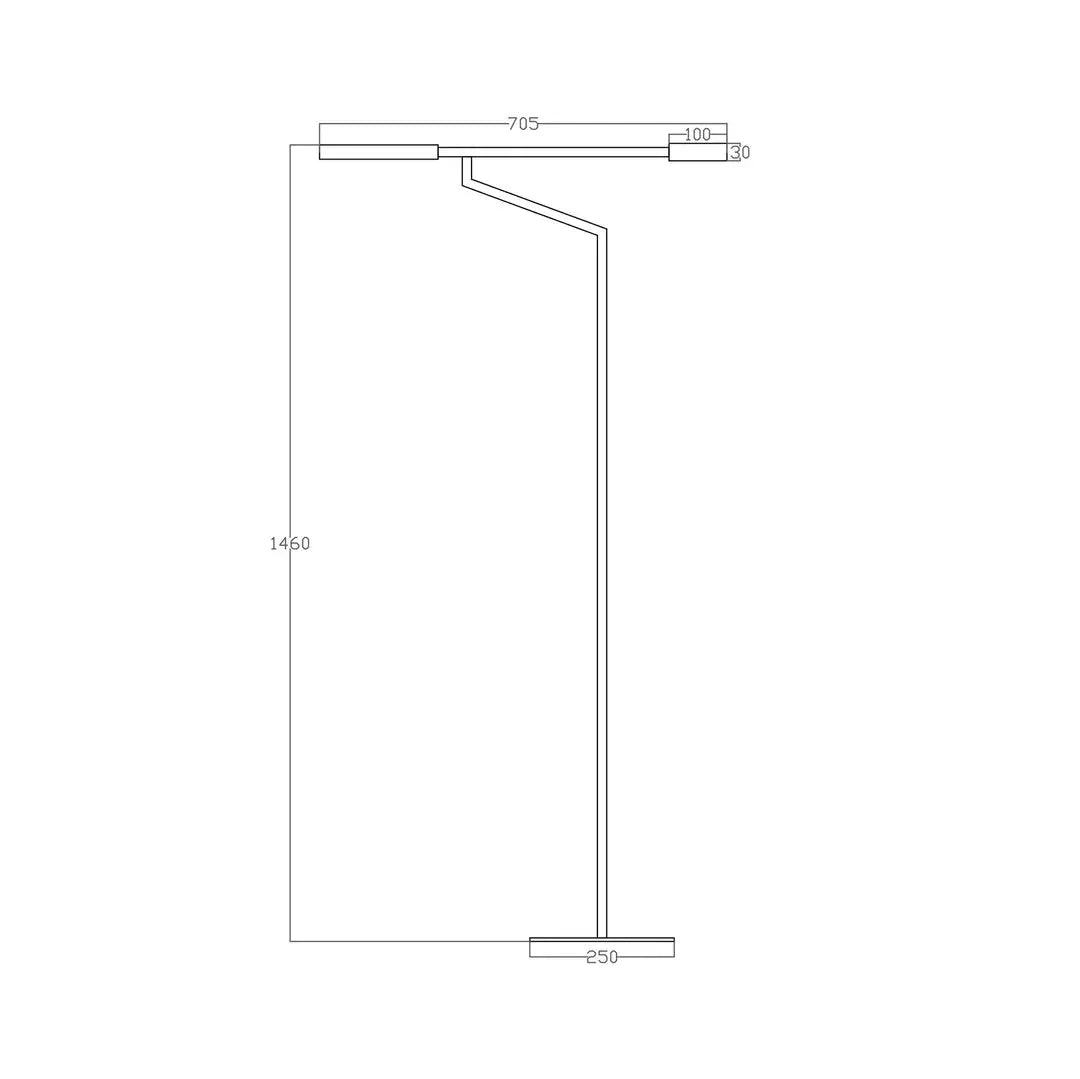 Dekoratif Soloist Led Lambader 145cm