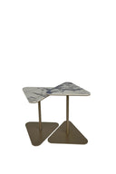 Delta 2'li Seramik Metal Sehpa Seti-Yan Sehpa-Soffi-NowShopFun