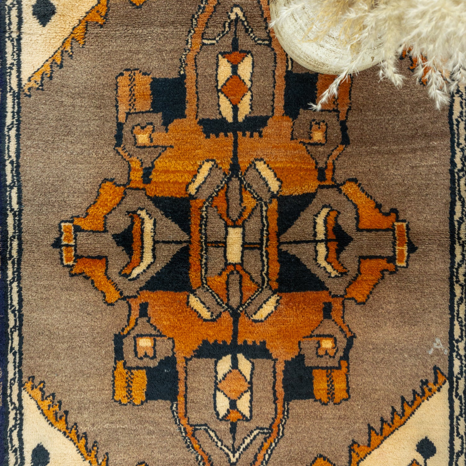 Delvan Rustik El Dokuma Yün Halı 115x224 cm