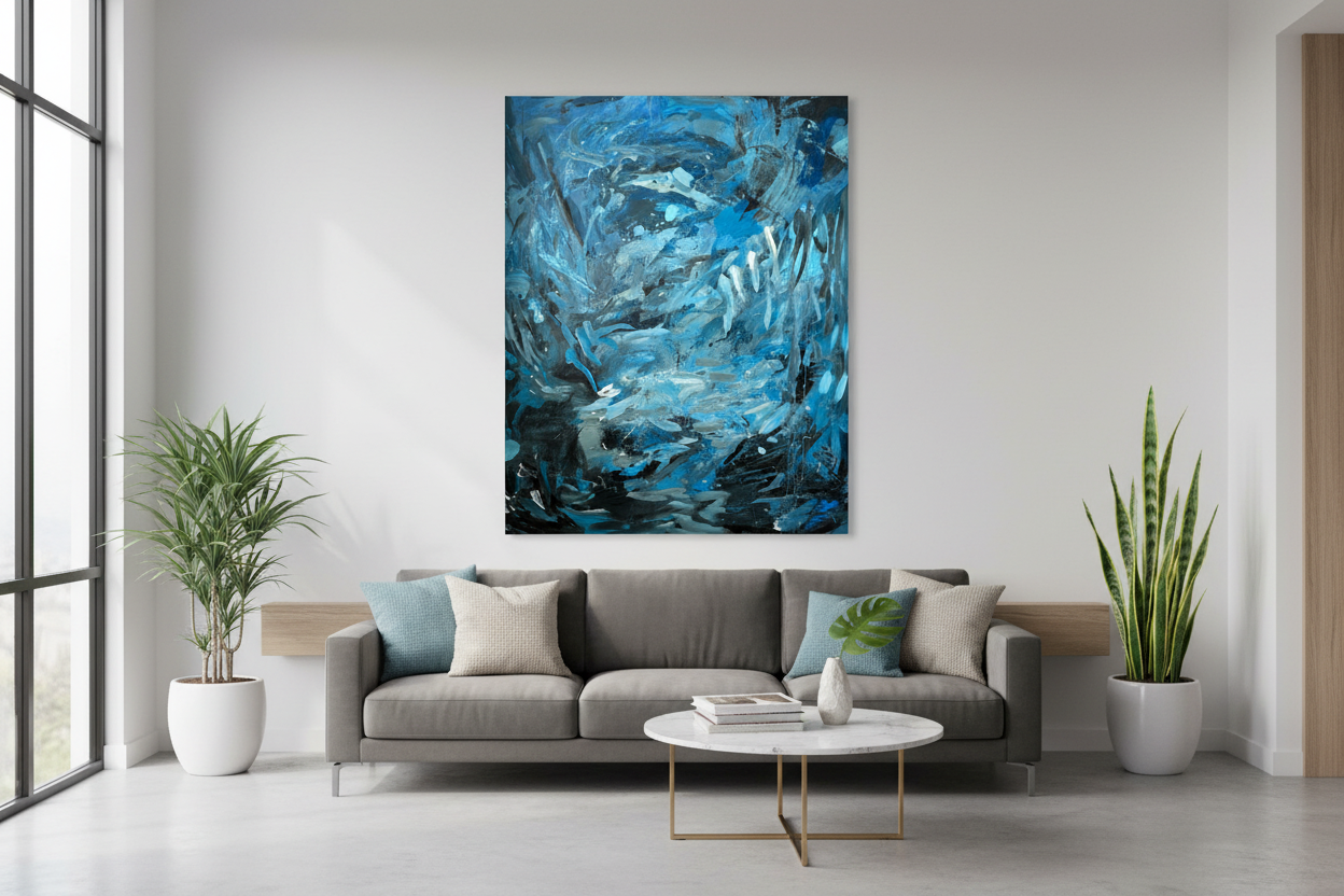 Depth Of Nothing-Tablo-Şahika Altınsoy-NowShopFun