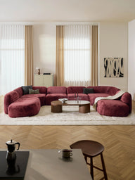 Elora | Büyük Modüler Köşe Kanepe – 6-8 Kişilik