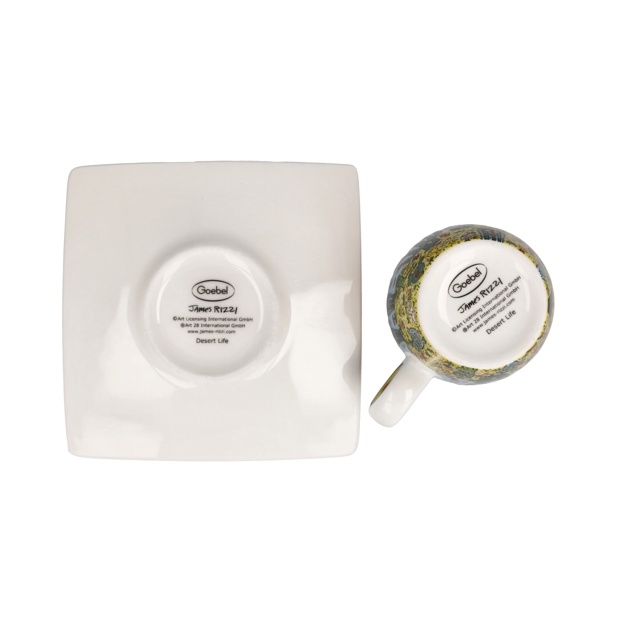 Desert Life Fincan - James Rizzi Koleksiyonu