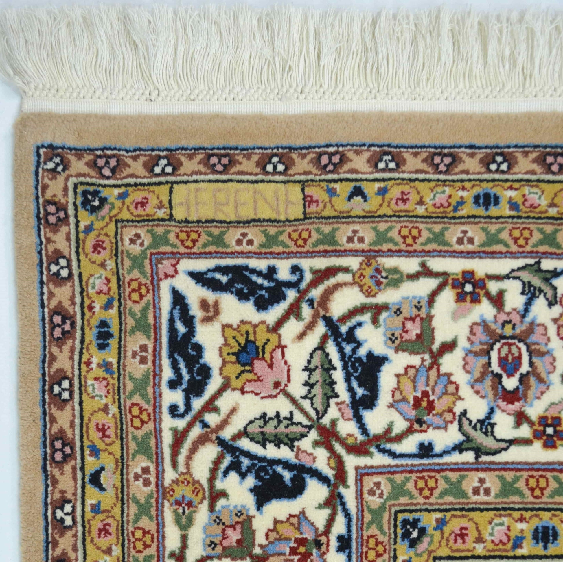 Deve Tüyü Rengi Kare Hereke Halısı-Kilim & Halı-KilimCo-NowShopFun