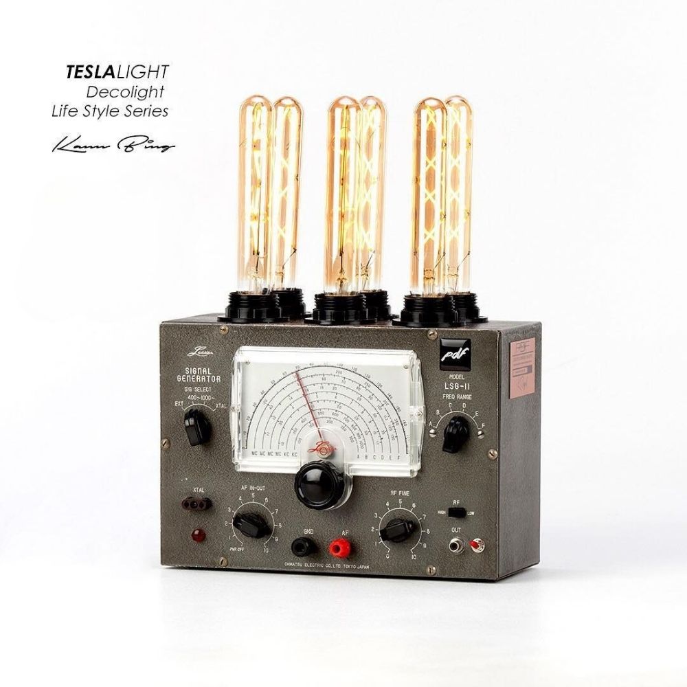 Df 1966 Tesla Light Dekoratif Aydınlatma-Masa Lambası-Luzart-NowShopFun