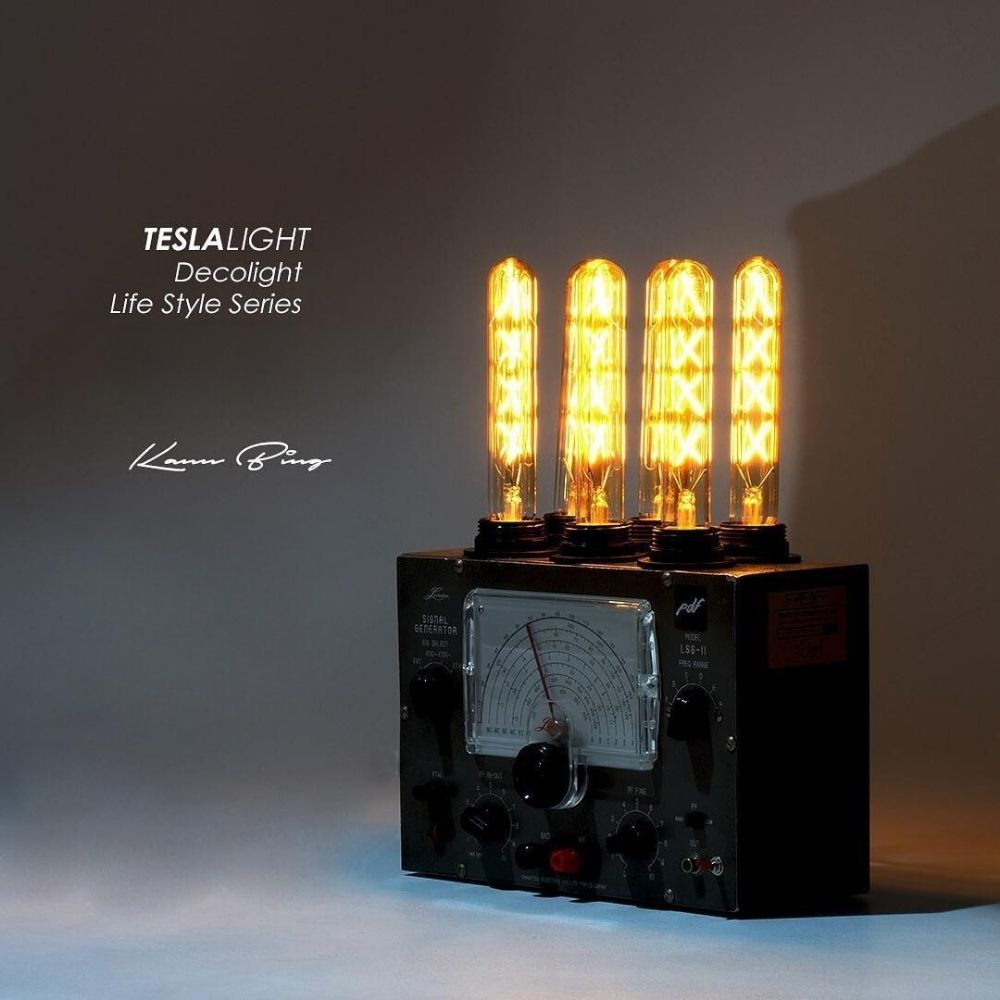 Df 1966 Tesla Light Dekoratif Aydınlatma-Masa Lambası-Luzart-NowShopFun