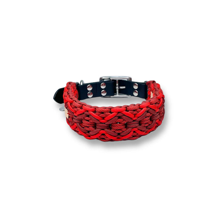 Diamond Red Paracord Köpek Boyun Tasması