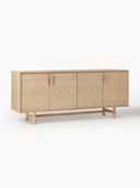 Diana Meşe Dressoir 180 cm Modern Lüks Depolama Ünitesi