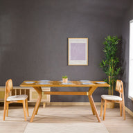 Aira Dikdörtgen Yemek Masası-Yemek Masası-Furnirem-Medium-Ceviz-NowShopFun