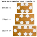 Aira Dikdörtgen Yemek Masası