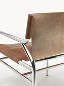 Dion Lounge Koltuk %100 Deri Cilalı Metal Çerçeve
