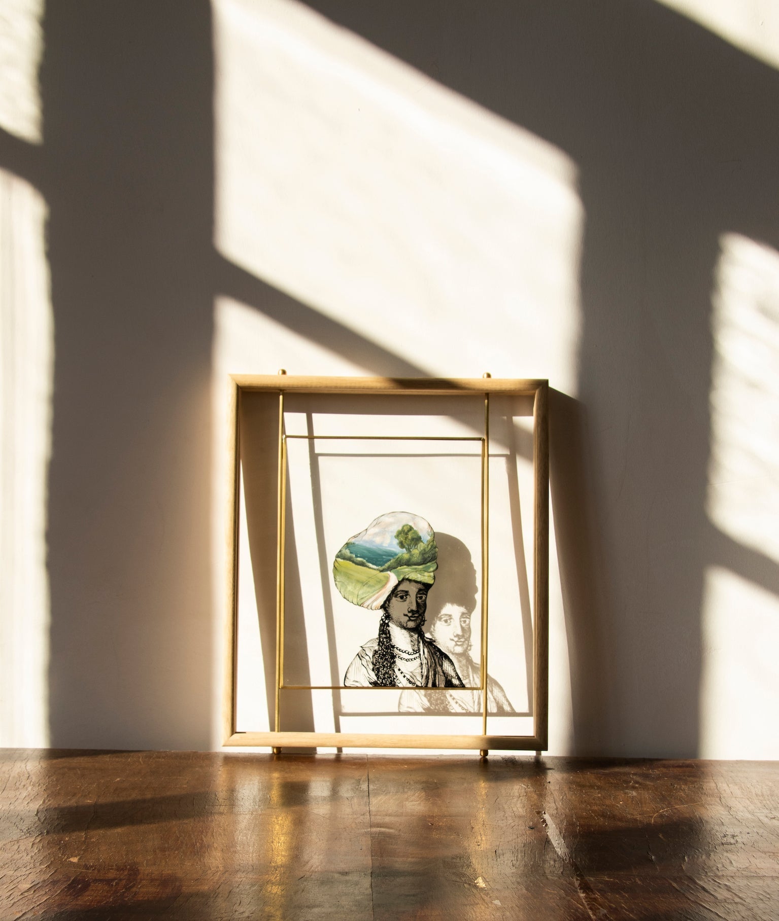 Doğa Paletindeki Osmanlılar / Saraylı Kadın Ve Manzarası