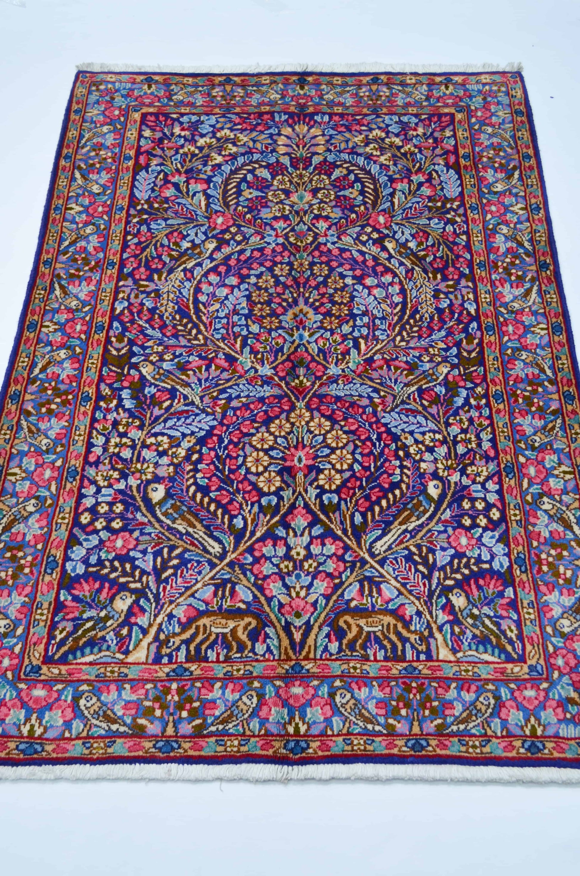 Doğa Tasvirli El Dokuma İran Halısı 100x146 cm-Kilim & Halı-KilimCo-NowShopFun