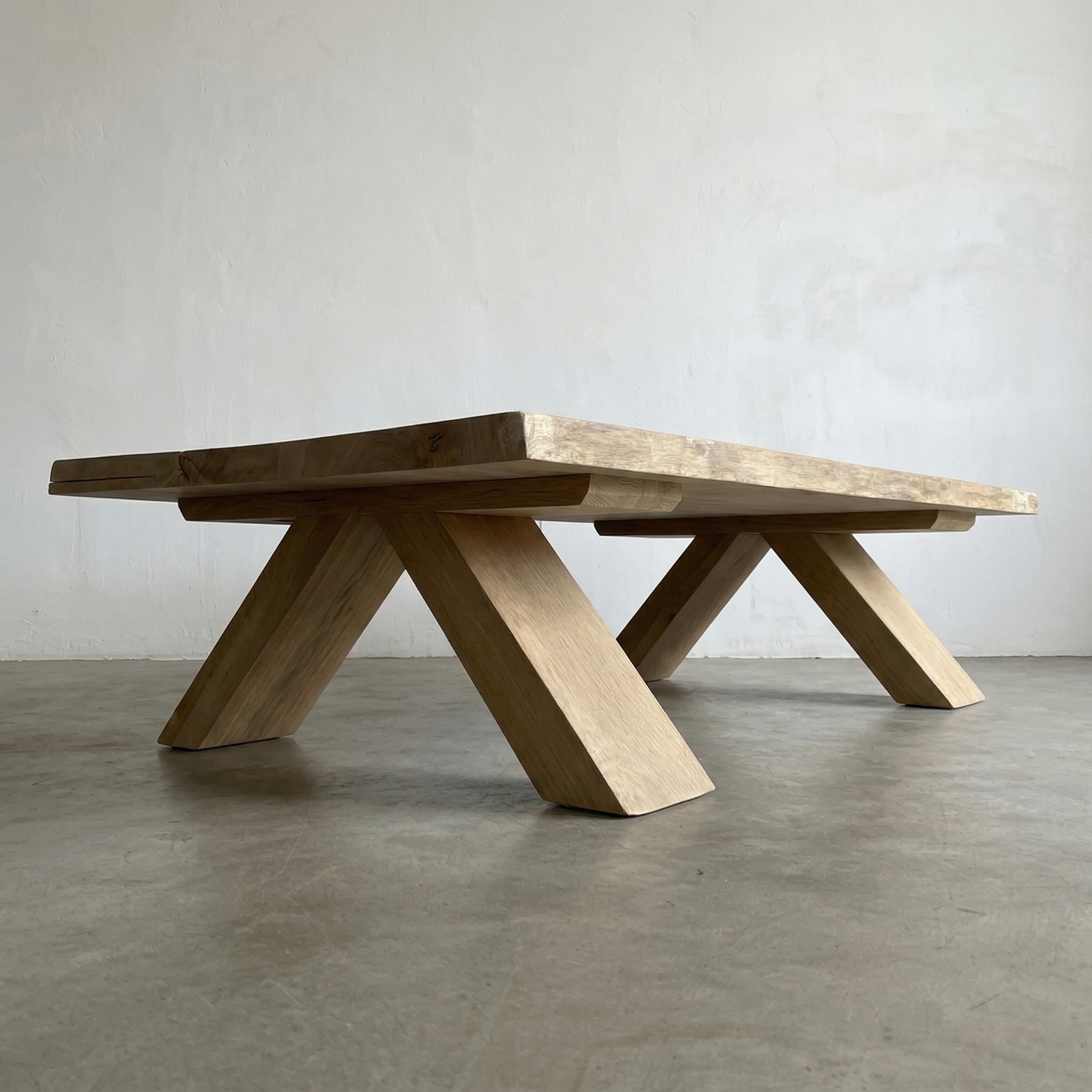 Doğal Kenar Masif Orta Sehpa