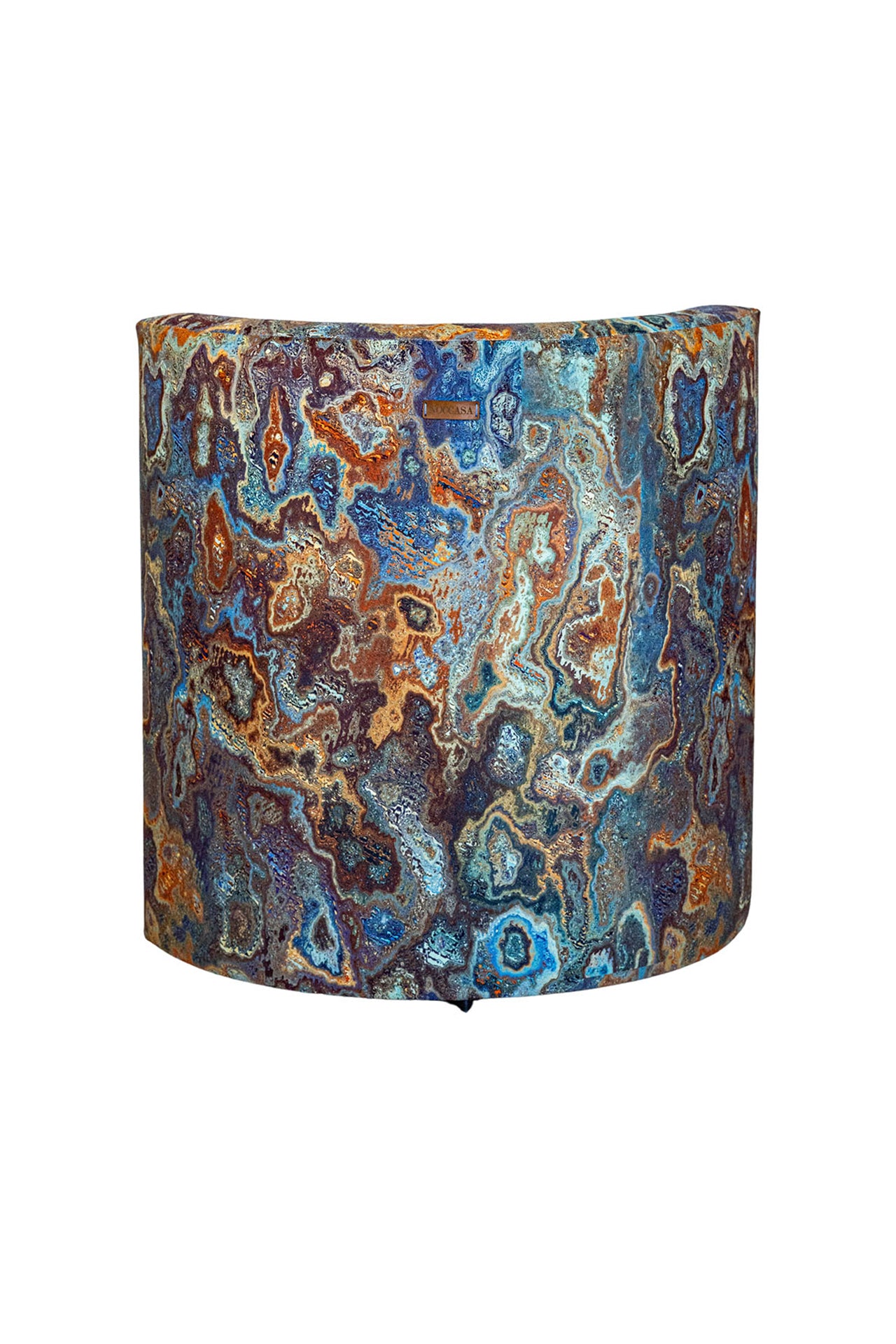 Doğal Taş Desen Sırt Destekli Puf