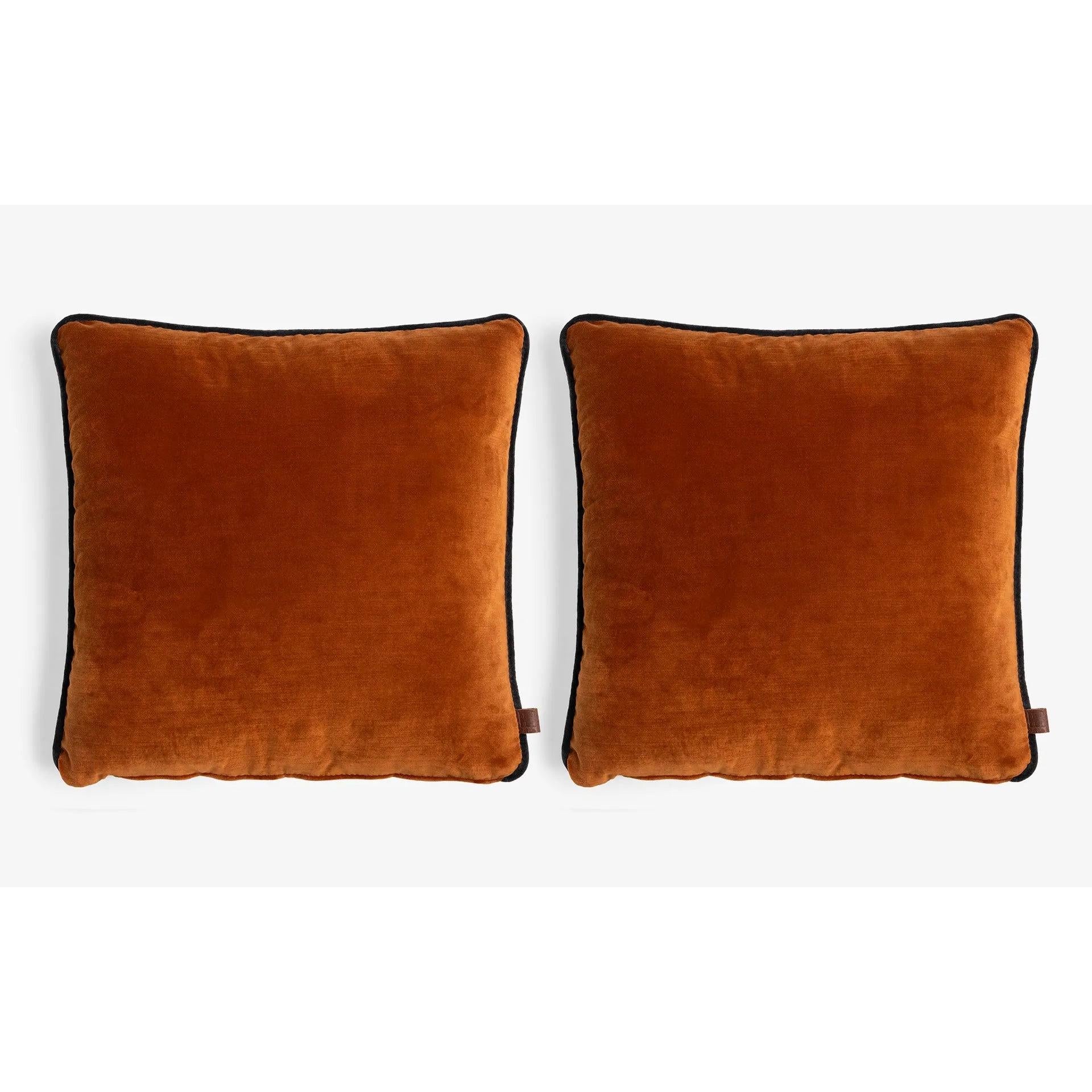 Dokulu Kadife Kırlent 2'Li Set