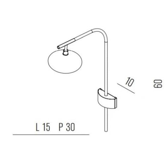 Dolce Apli̇K 1l Krom-Kri̇Stal Ø30x60 Cm G9 1x25w