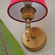 Dome Glow Gold Sutaşı İşlemeli Duvar Apliği-Aplik-Levaillant-Siyah-NowShopFun