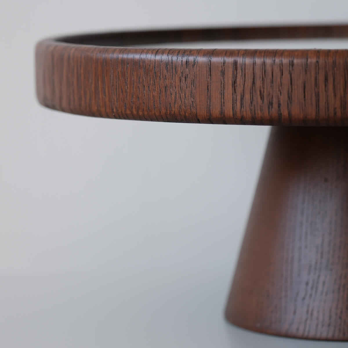 Dönen Ahşap Sunum Tepsisi