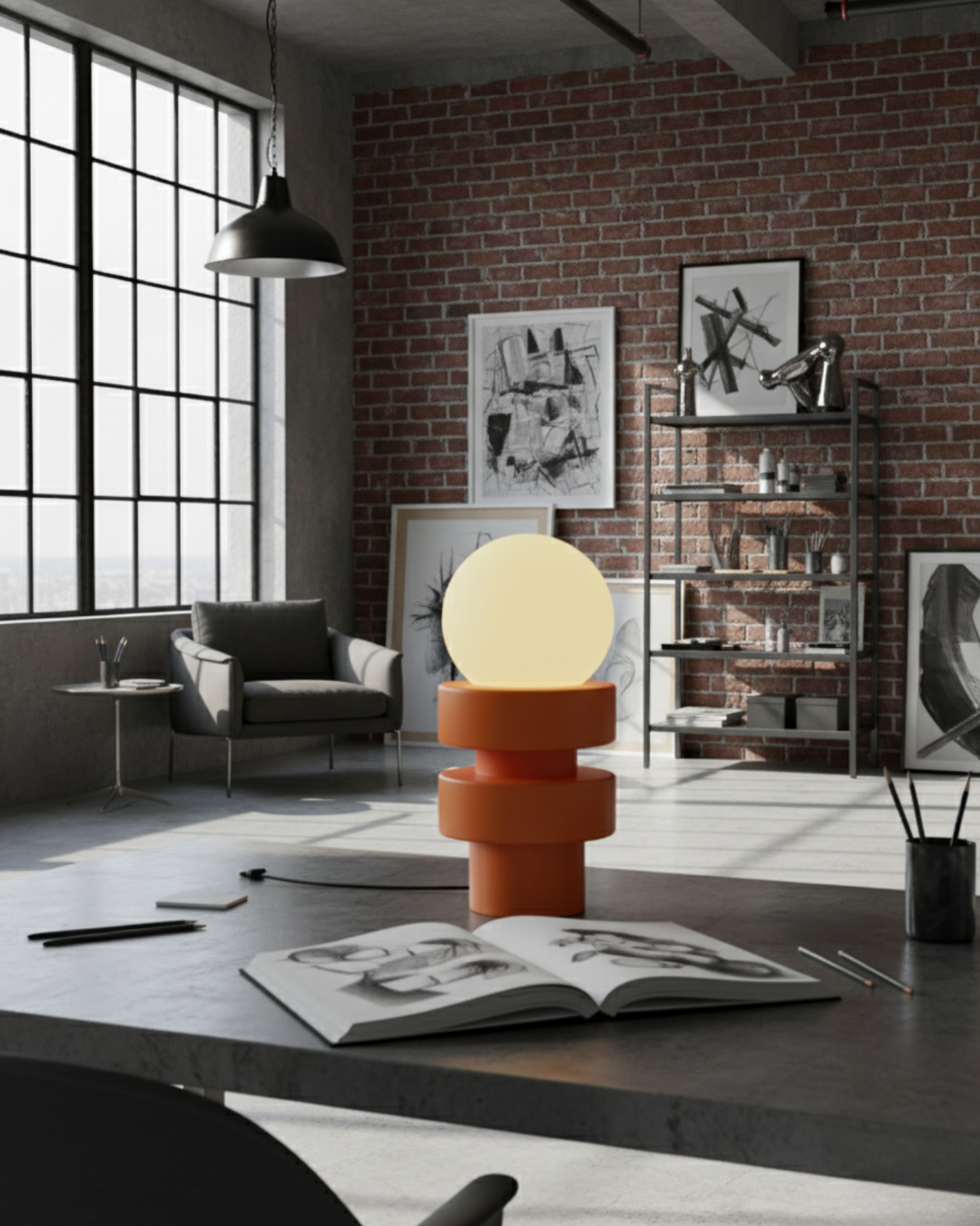 Dott Özel Tasarım Masa Lambası