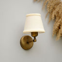 Circle Glow Gold Sutaşı İşlemeli Duvar Apliği