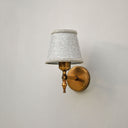 Dome Glow Gold Sutaşı İşlemeli Duvar Apliği