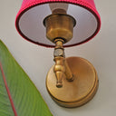 Dome Glow Gold Sutaşı İşlemeli Duvar Apliği