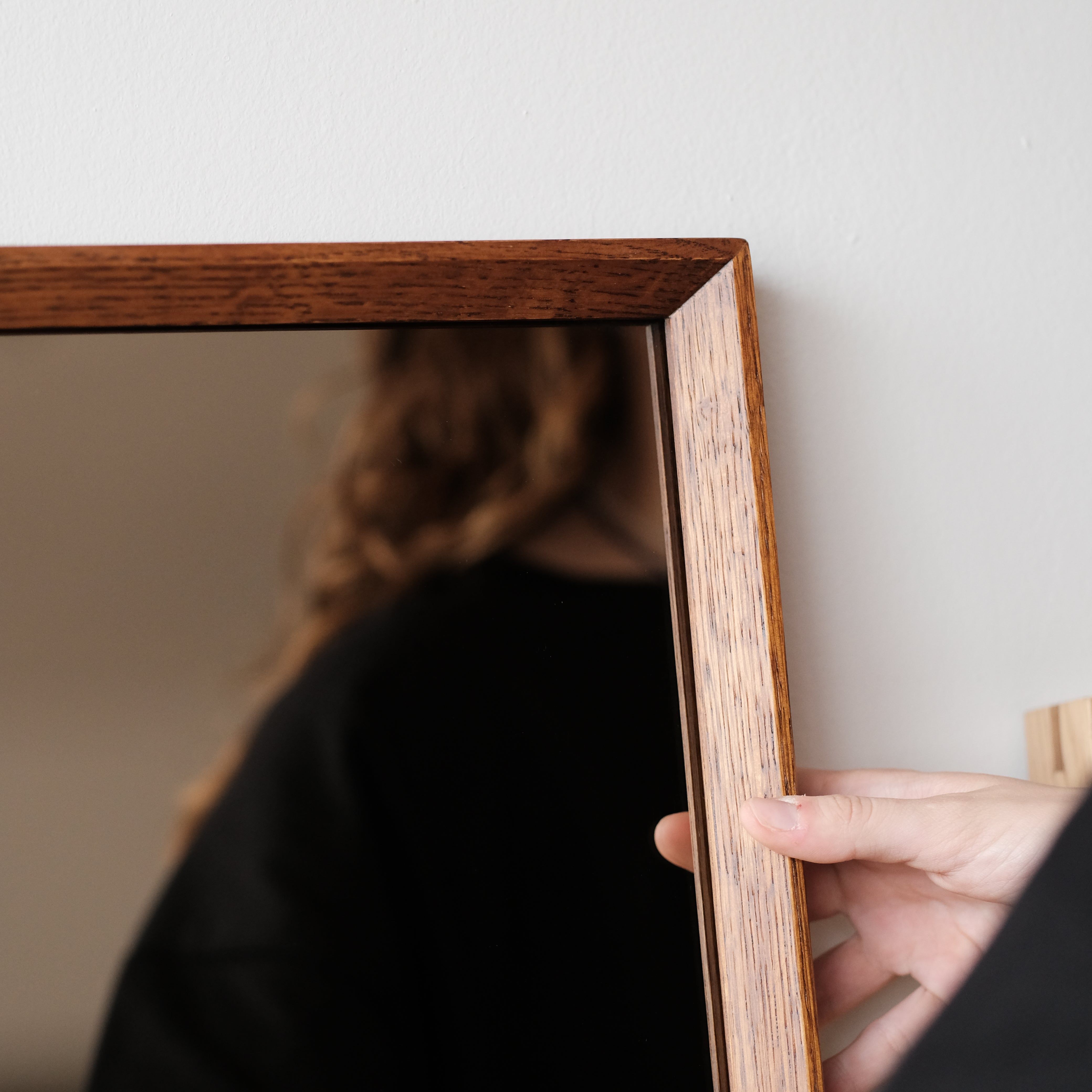Wooden Framed Mirror, Medium - Regular Series