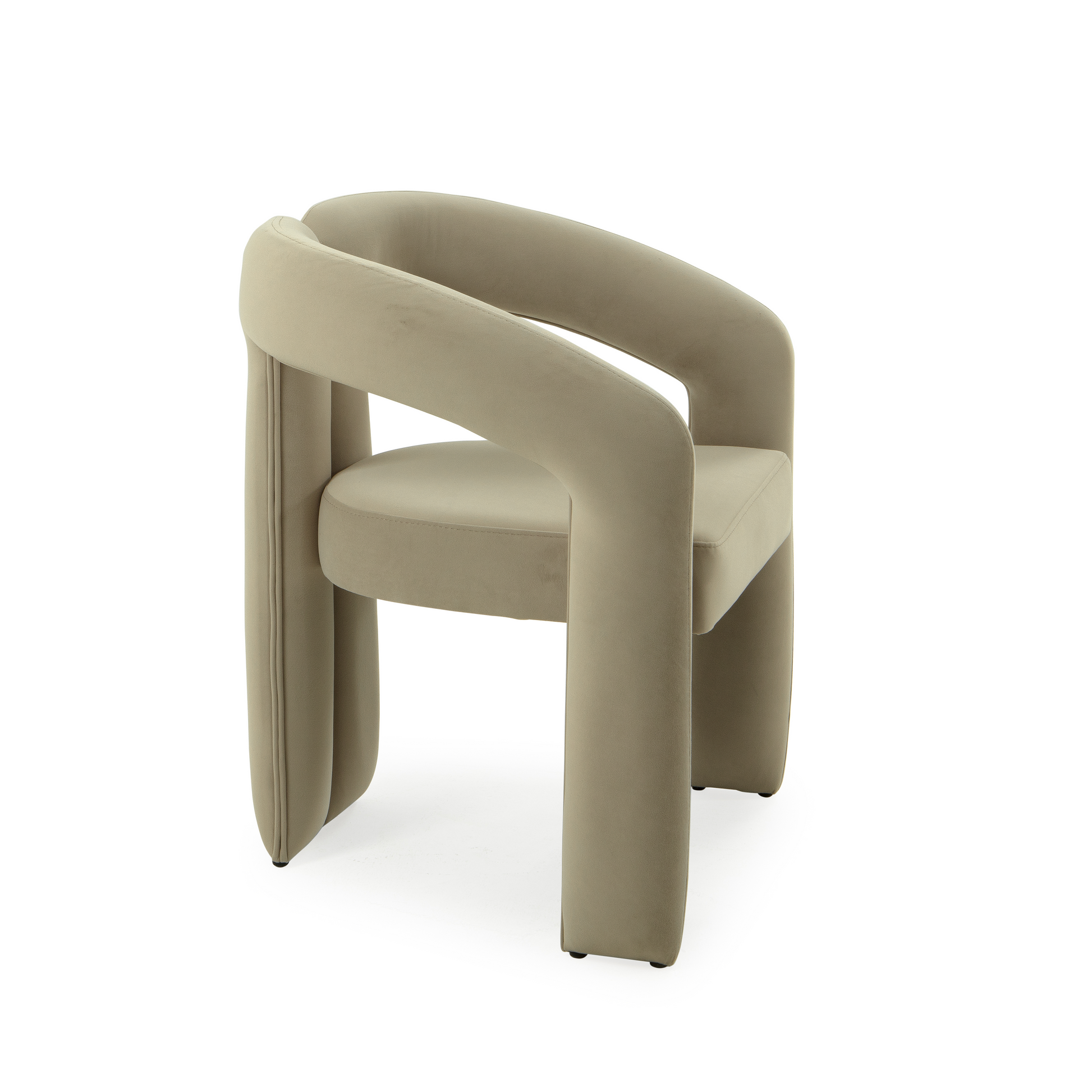 Dublin Sandalye-Sandalye-Valnott-Krem-Yeşil-NowShopFun