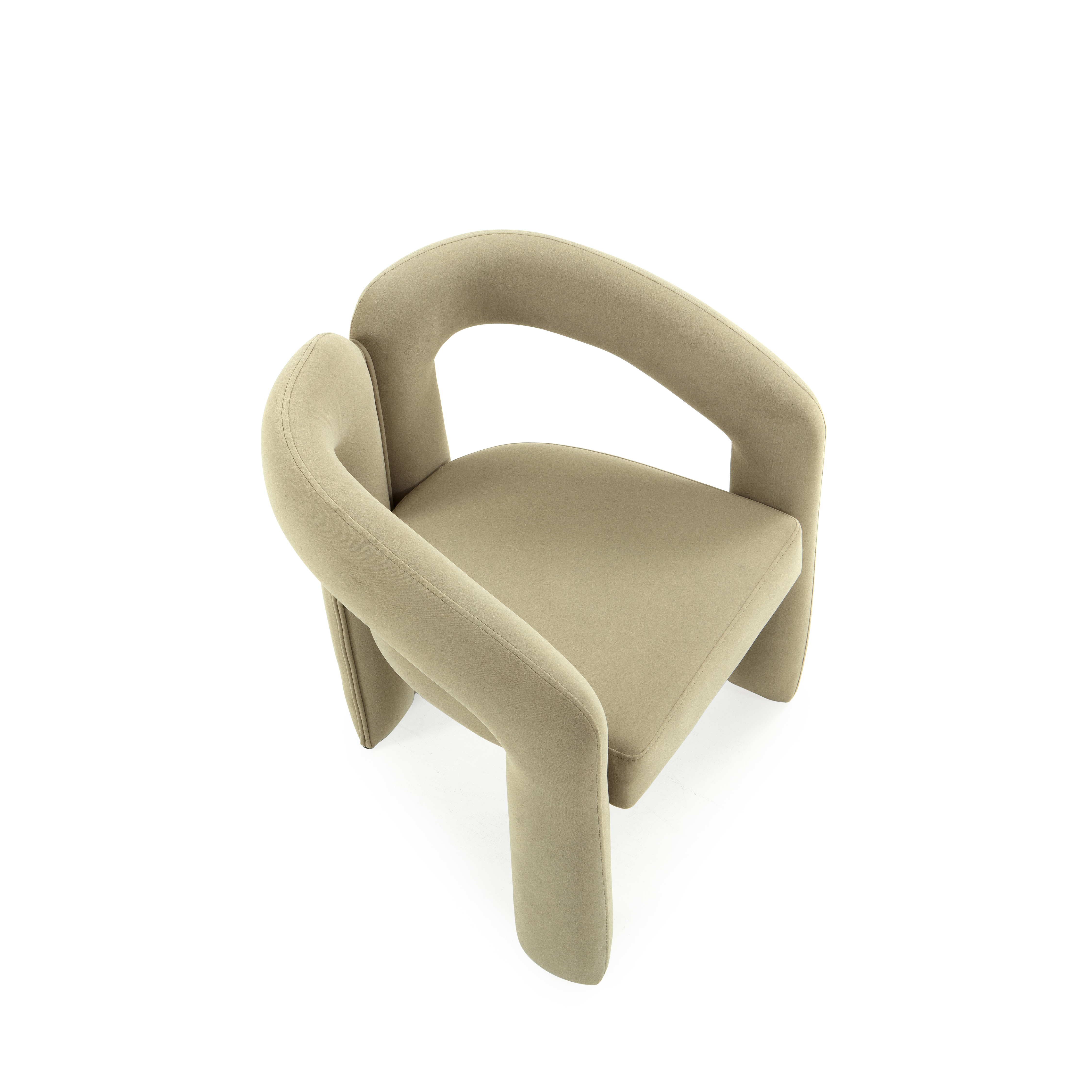 Dublin Sandalye-Sandalye-Valnott-Krem-Yeşil-NowShopFun