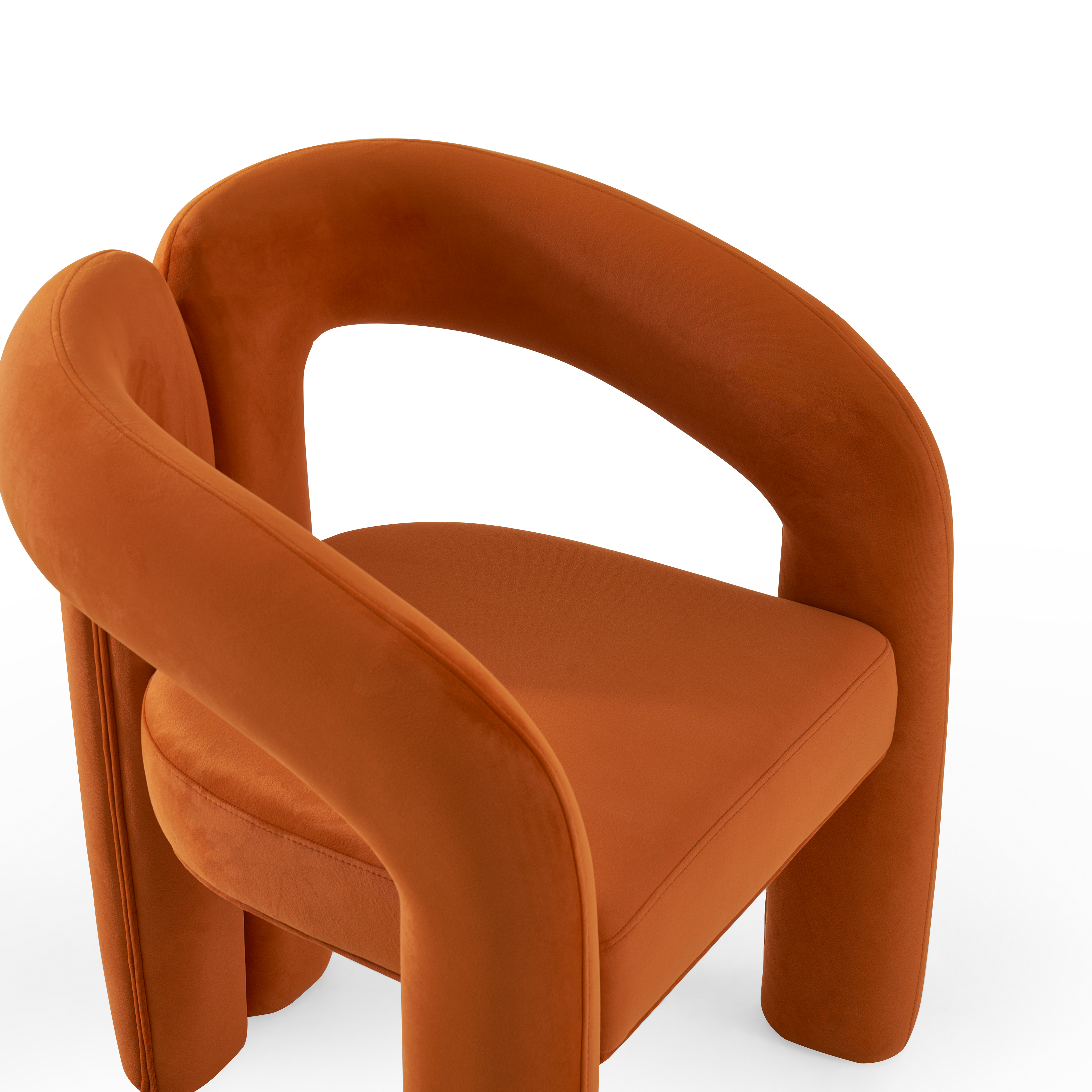 Dublin Sandalye-Sandalye-Valnott-Krem-Yeşil-NowShopFun