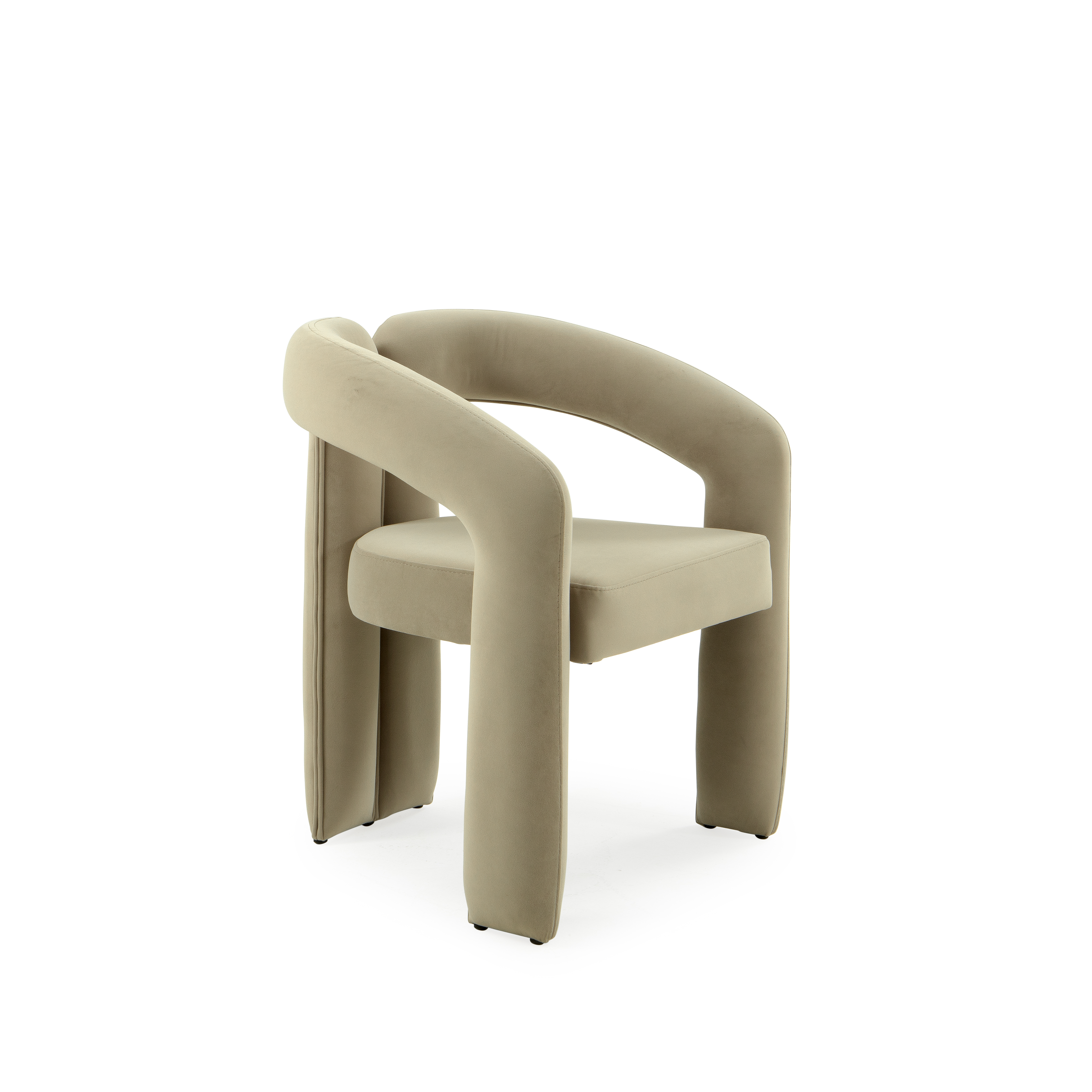 Dublin Sandalye-Sandalye-Valnott-Krem-Yeşil-NowShopFun