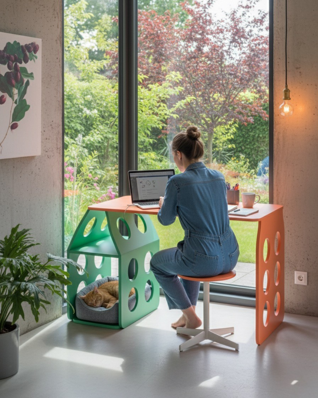 Duet Evcil Hayvan Paylaşımlı Çalışma Masası