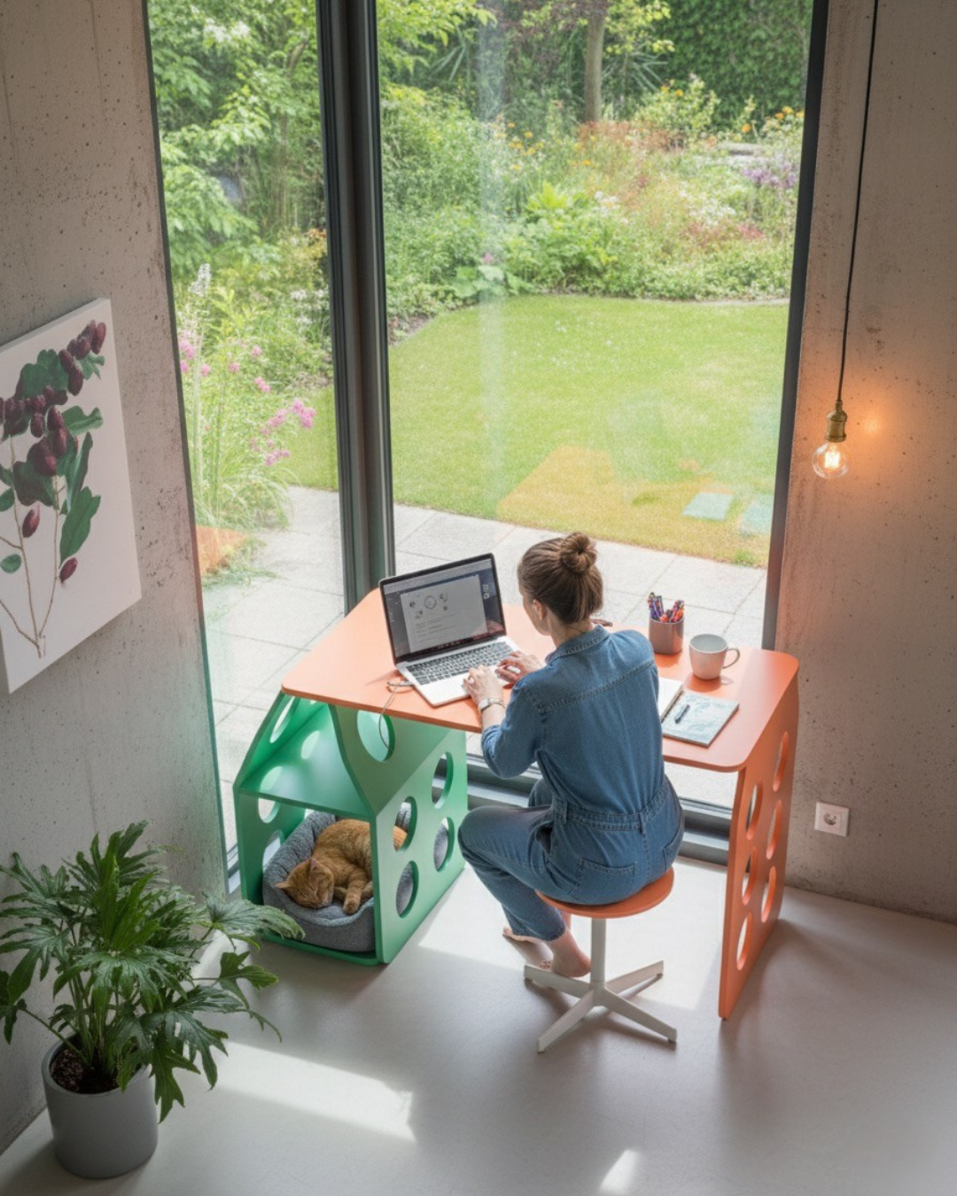 Duet Evcil Hayvan Paylaşımlı Çalışma Masası