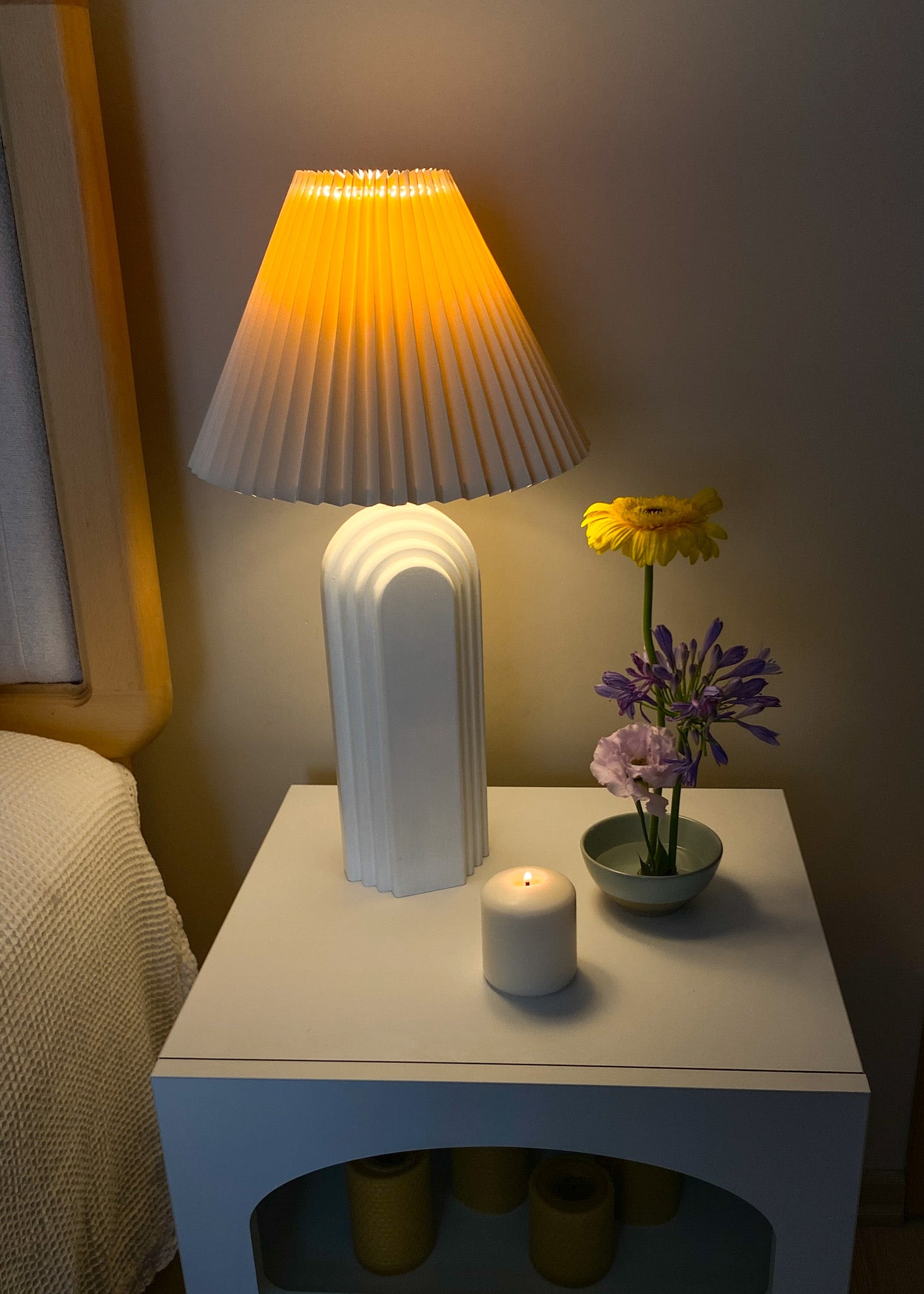 Duomo Beyaz Abajur-Abajur-Semya Home-NowShopFun