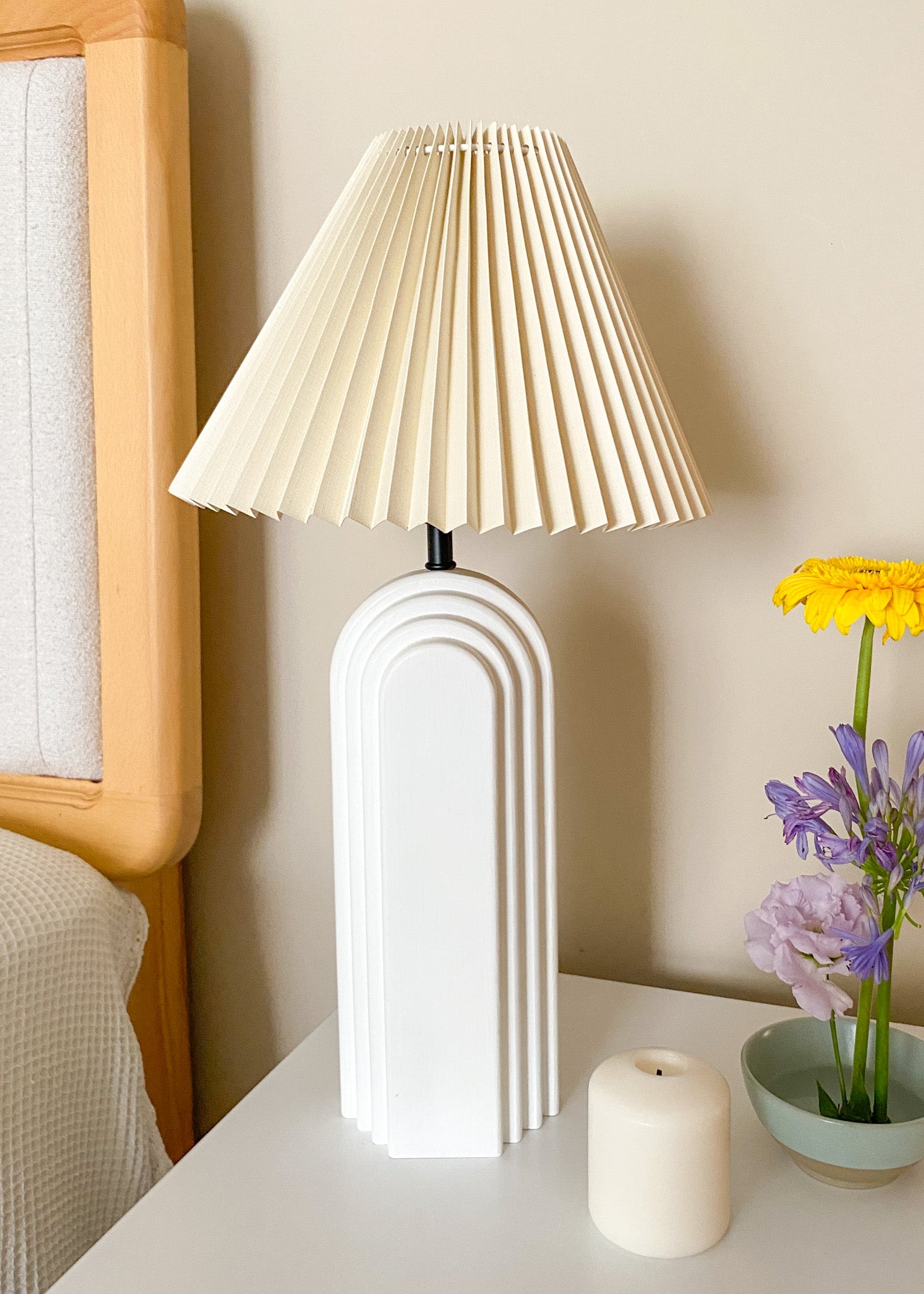 Duomo Beyaz Abajur-Abajur-Semya Home-NowShopFun