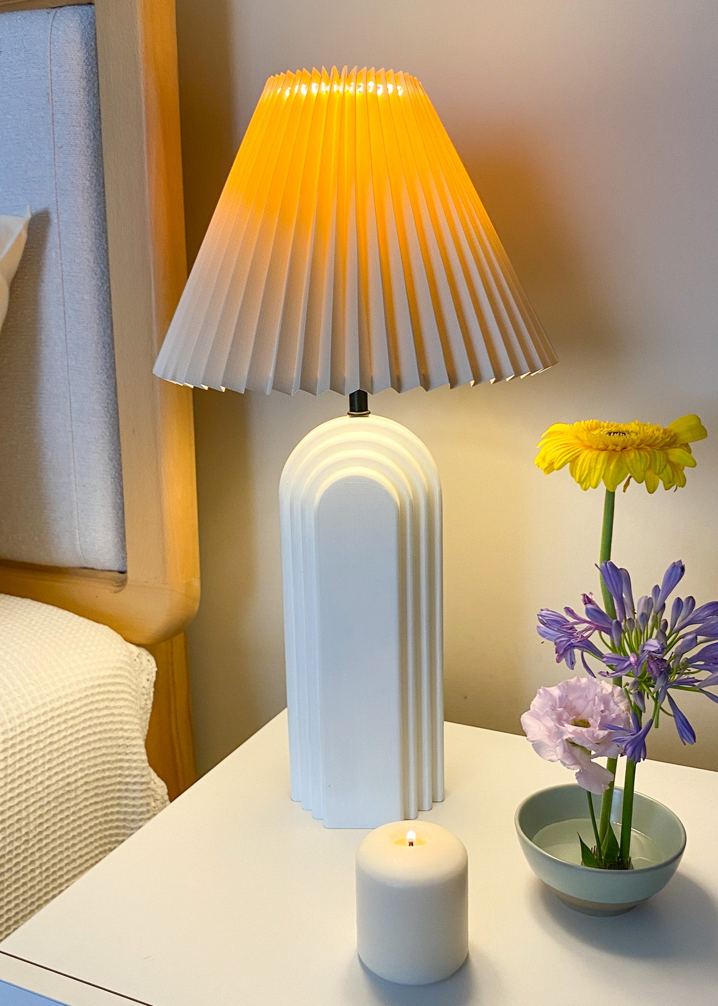 Duomo Beyaz Abajur-Abajur-Semya Home-NowShopFun