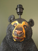 Mamba Bear Siyah Kadife Abajur