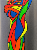 Echoes In The Inner Hold Inox Tablo | 50 × 100 cm