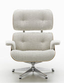 Eames Tekli Koltuk & Puf-Berjer-Innature Home-Mat Siyah Deri-NowShopFun